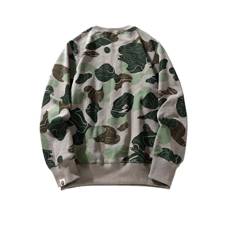 BATHING APE MEN SWEATSHIRT LAYERED CAMO CREWNECK MENS Banlieue91