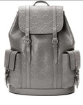 Gucci Calfskin GG Tennis Embossed Double Buckle Backpack Banlieue91