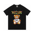 Moschino Christmas Light Teddy Bear T-Shirt Without Collar 'Black' Banlieue91