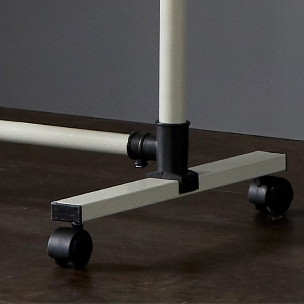 Short hanger, used for hanging heavy-duty rolling hangers with bottom racks and wheels for clothes