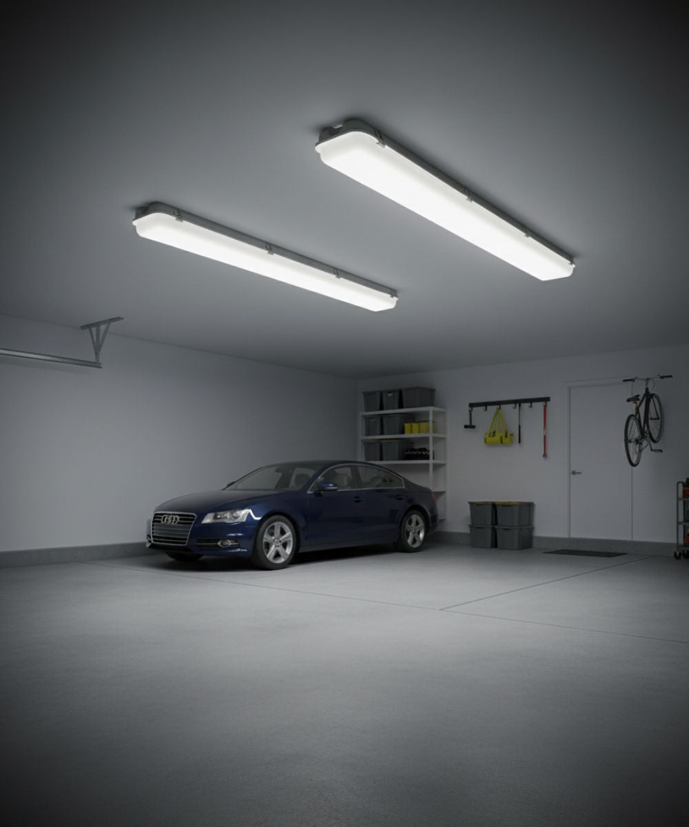 50"w Linear Vapor Tight 1-Light Integrated LED Light Strip [6 PACK] by RP Lighting LampsUSA