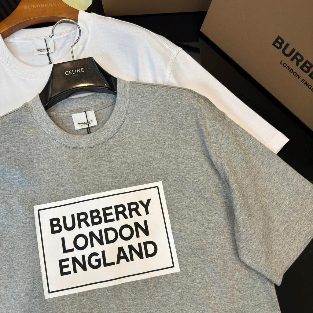 Burberry Grey T-Shirt Without Collar Banlieue91