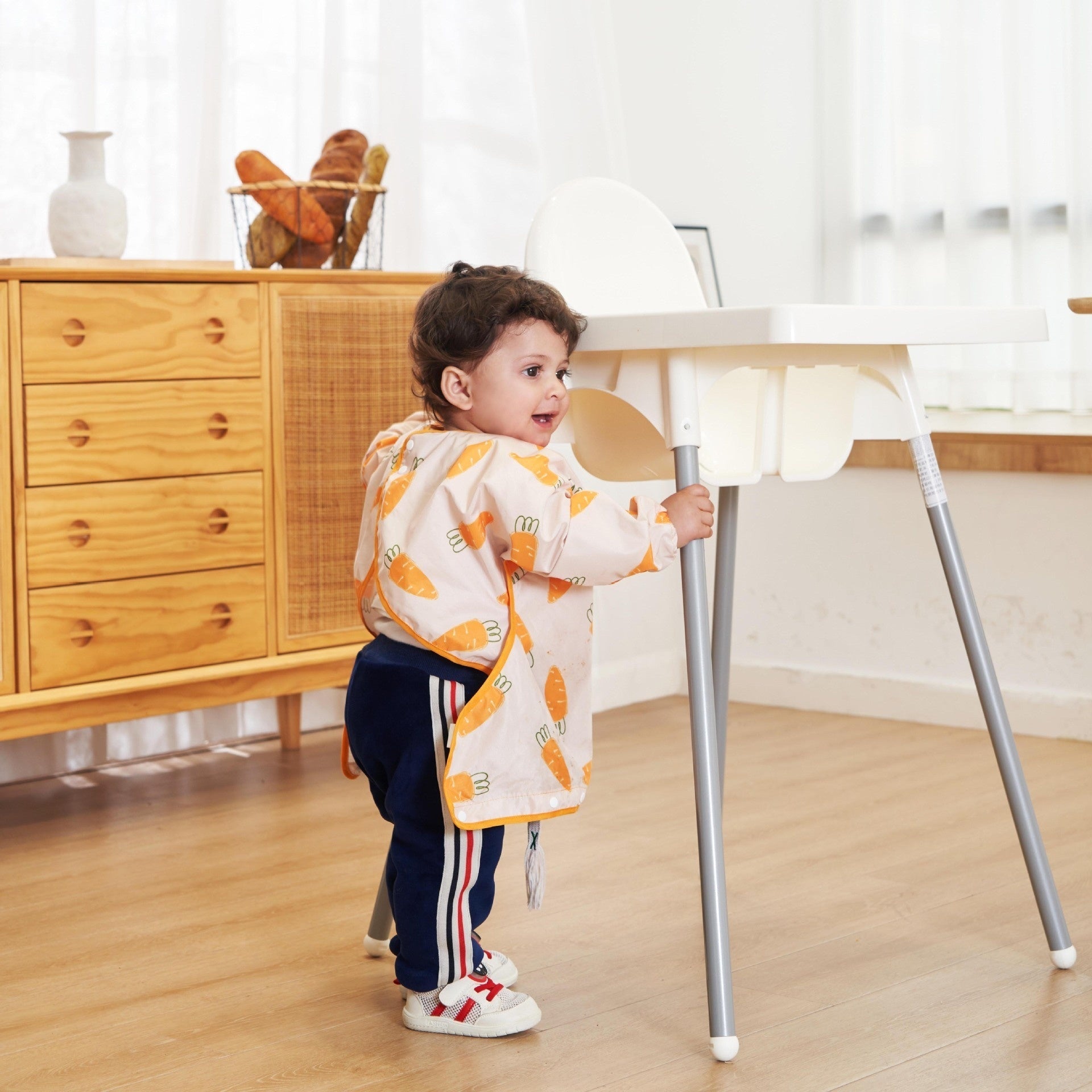 All-in-one Anti-dirt Bib For Baby Dining Tables Baby Joy