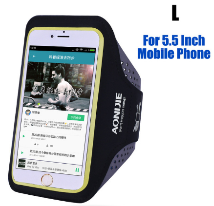 AONIJIE  Running Arm Pack Outdoor Sport Hiking Camping Gym Fitness 5.5 4.7 Inch Touch Screen iPhone 6S Mobile Phone Bag V.I.P Digital Presence