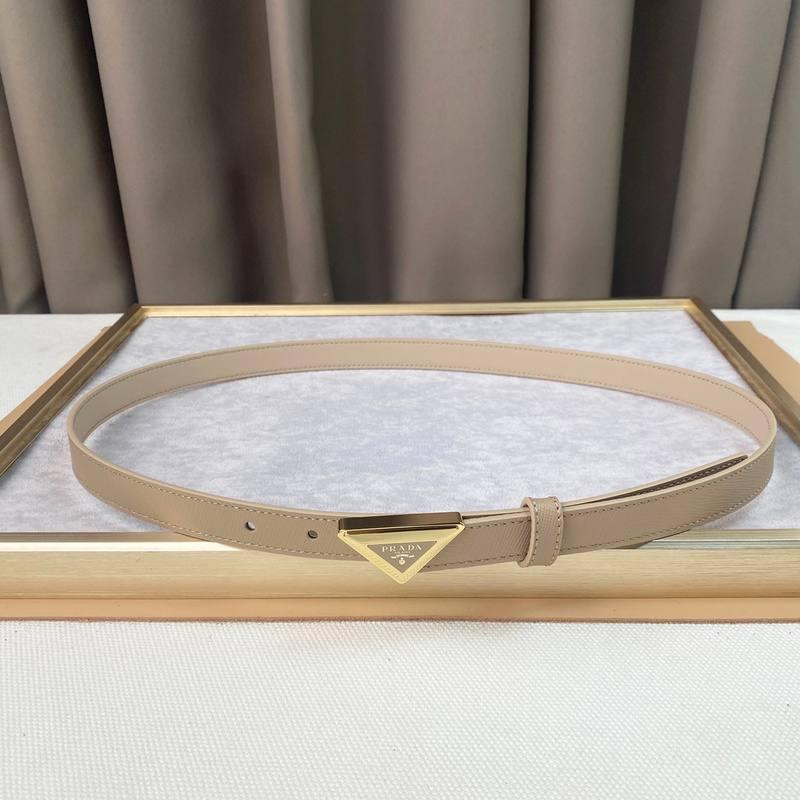 Prada Saffiano leather belt 'Sand Beige' Banlieue91