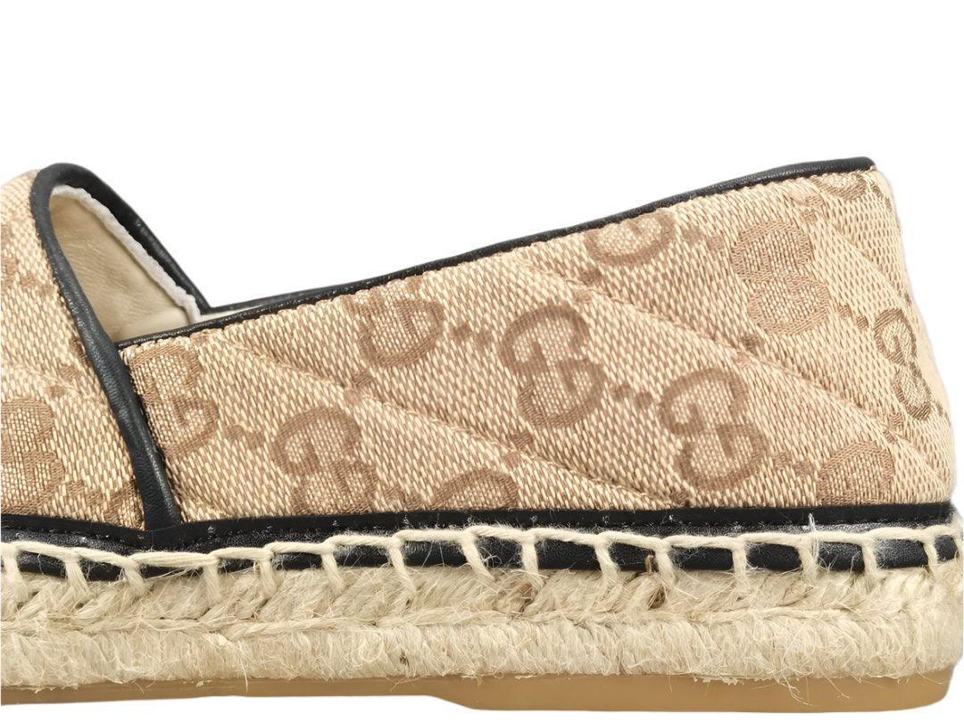 Gucci GG Matelassé Espadrille Marmont Flat Slip On Banlieue91