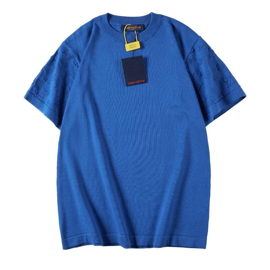 Louis Vuitton T-Shirt Without Collar 'Blue' Banlieue91