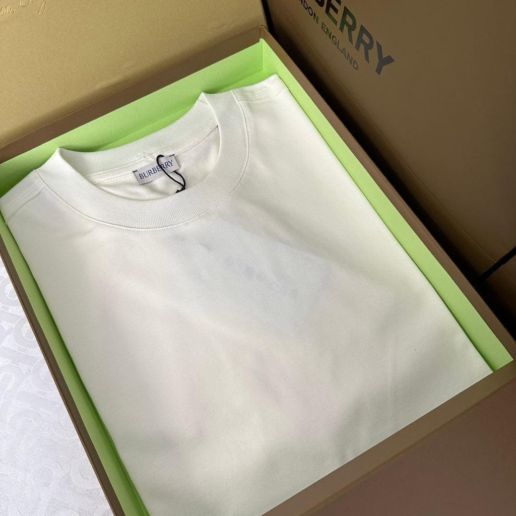 Burberry Cream T-Shirt Without Collar Banlieue91