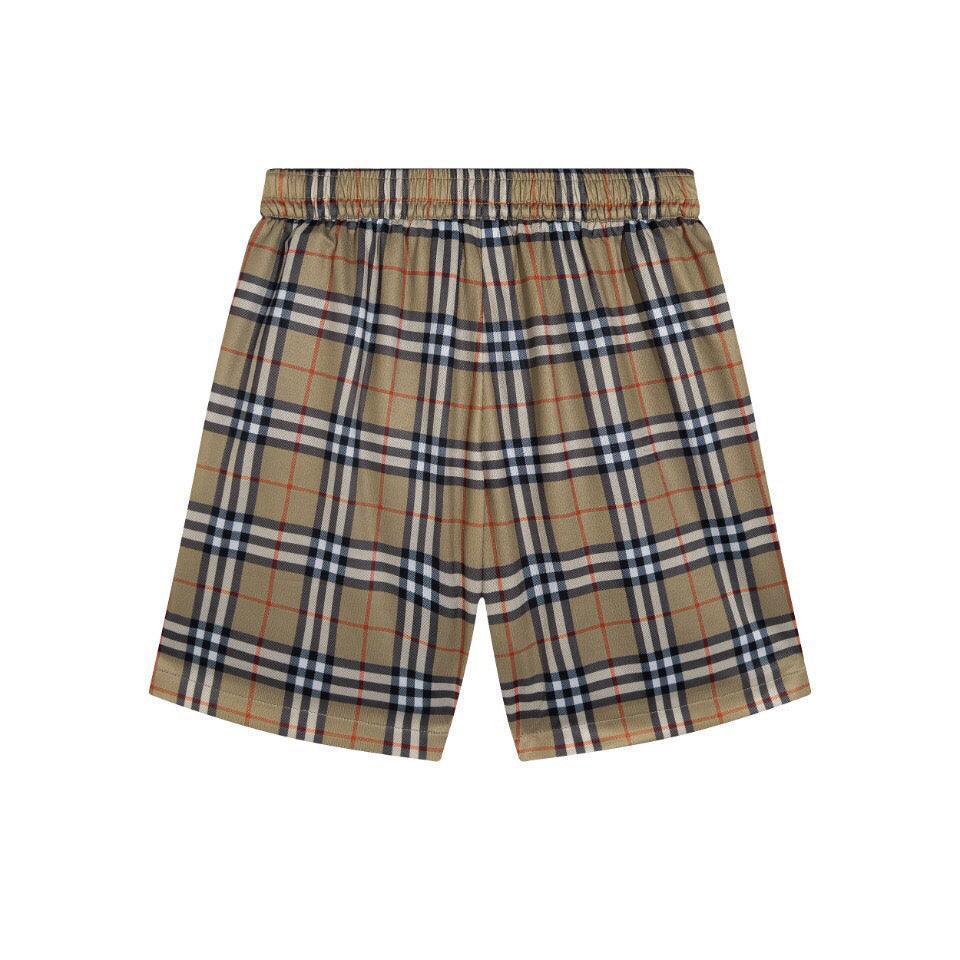 Burberry Men's Striped Cotton Knit Basketball Shorts 'Beige' Banlieue91