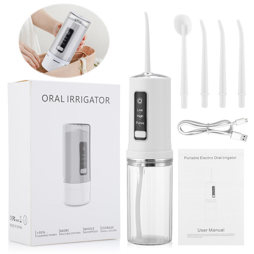 3 Gears Can Be Stored In The Tooth Rinser Household Electric Tooth Cleaner Water Floss Electric Tooth Rinser Tooth Cleaner