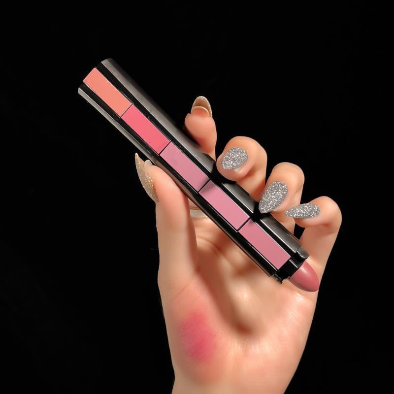 Fit Colors Matte 5-Color Lipstick Combination 5 Matte Velvet Color Non-Stick Cup Lip Gloss Lipstick