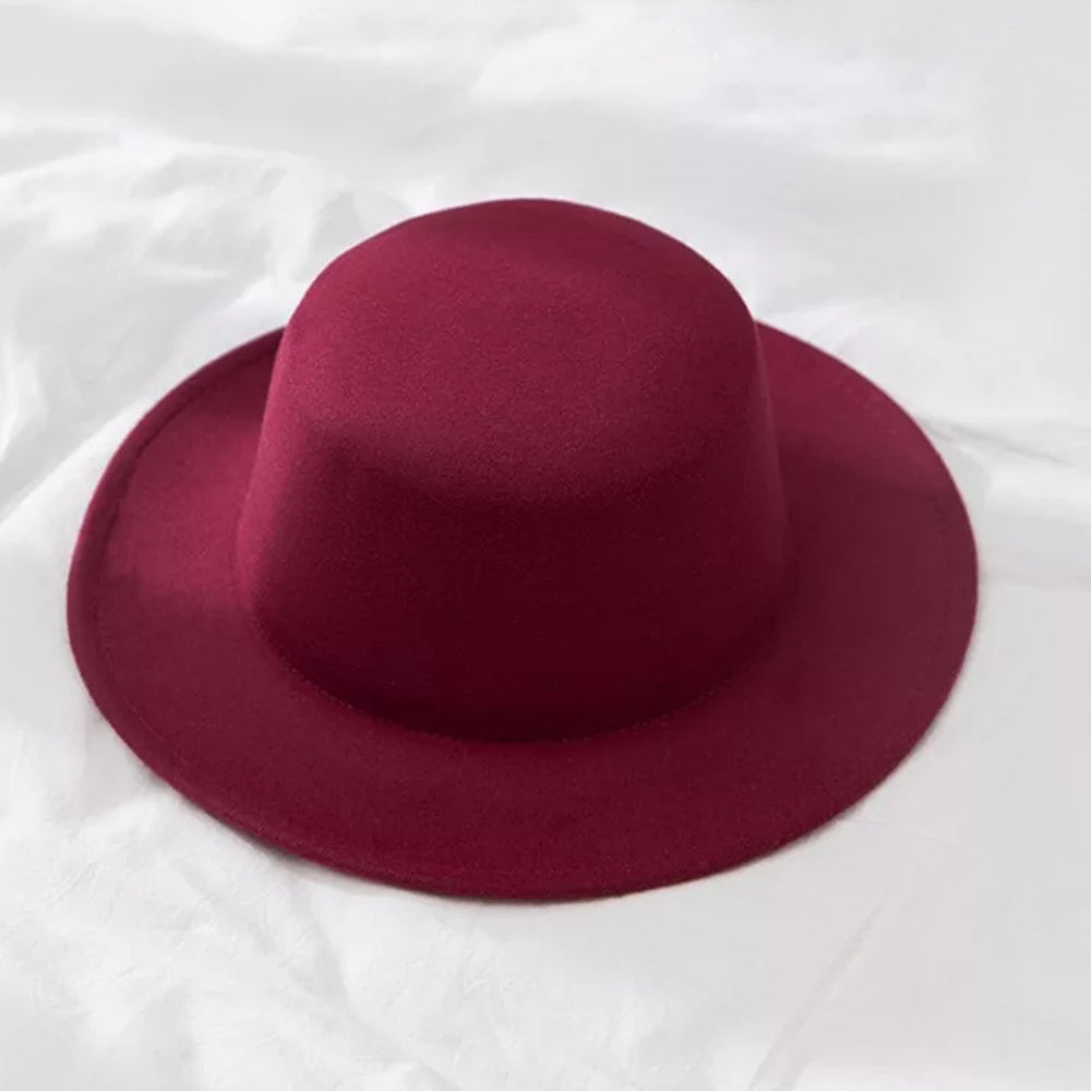 Winter Autumn Woolen Women Men Fedora Hats Fashionable Women Classic Wide Brim Fedora Hat Adjustable Big Fedoras Hat Luxury Brim Fedora Hat Summer Men Classic Hat Stevvex