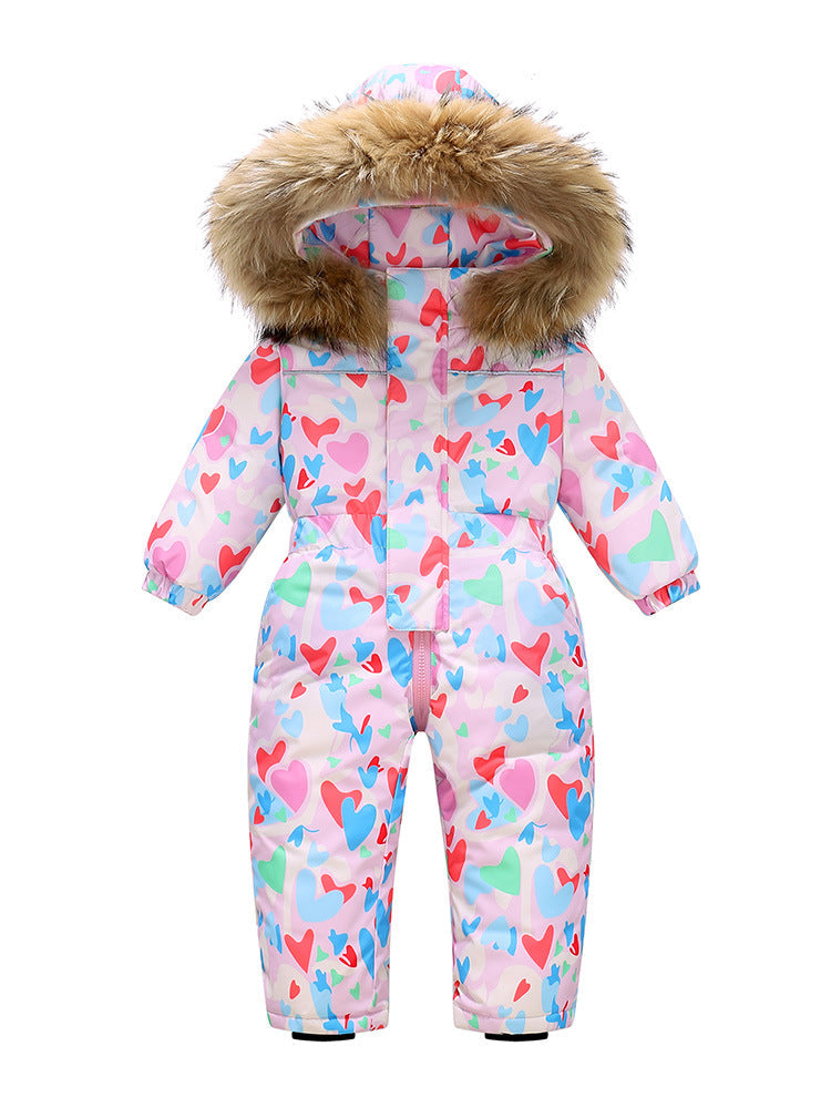 Modern Trend NEW Children's Clothing Jacket Snow Wear Coat Jumpsuit for Girls And Boys Winter Ski Suit For Kids Stevvex