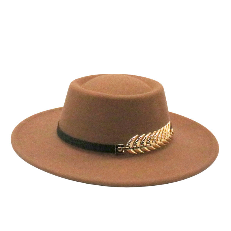 Autumn Winter Women Men  Vintage Fedora Women's Foldable Short Brim  Floppy Hat Gentleman Elegant Warm Hats Lady Party Luxury Caps Classic Summer Beach Sun Hat Stevvex