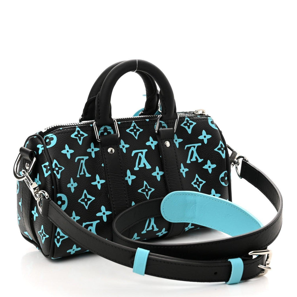 Louis Vuitton Monogram Playground Keepall Bandouliere 25 Black Banlieue91