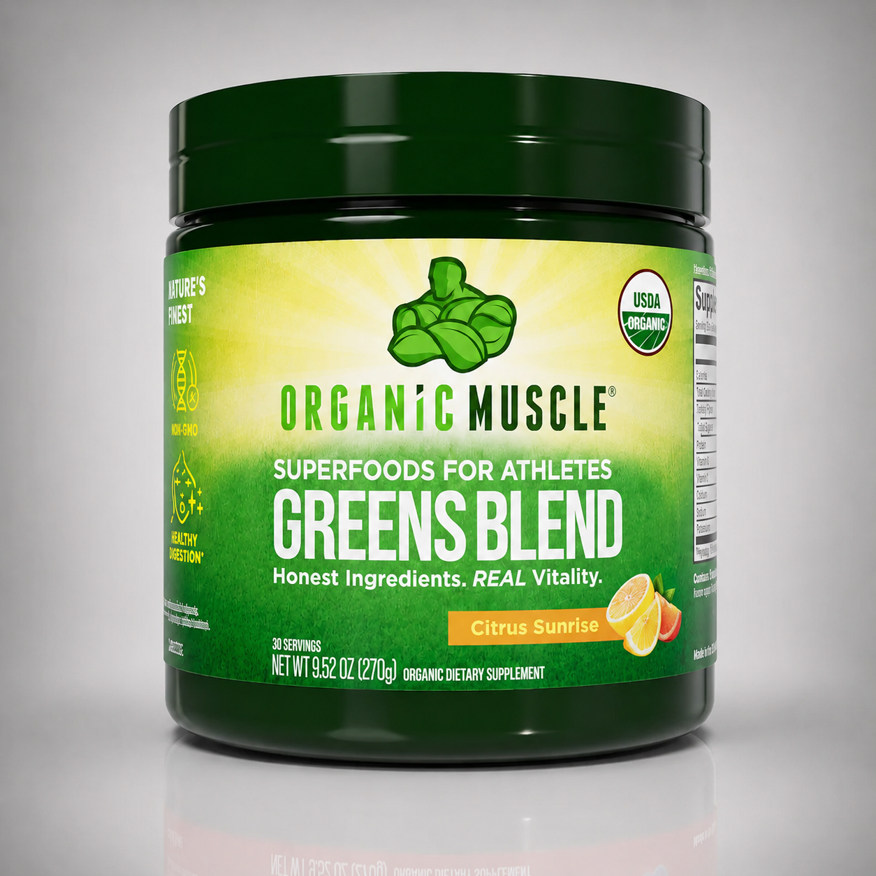 Greens Blend Organic Muscle Fitness Supplements
