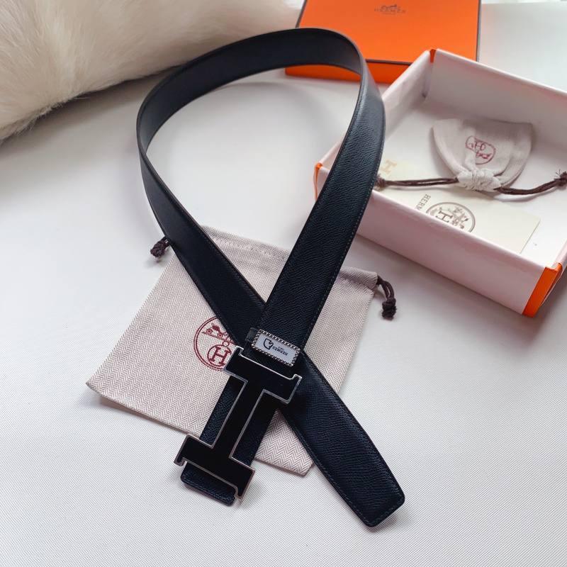 Hermes Men Black Buckle Belt 'Black' Banlieue91