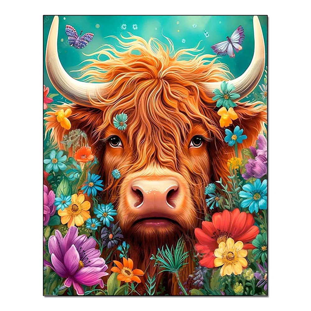 DIY Handmade Diamond Painting With Colorful Animals And Full Diamonds Perfecsy