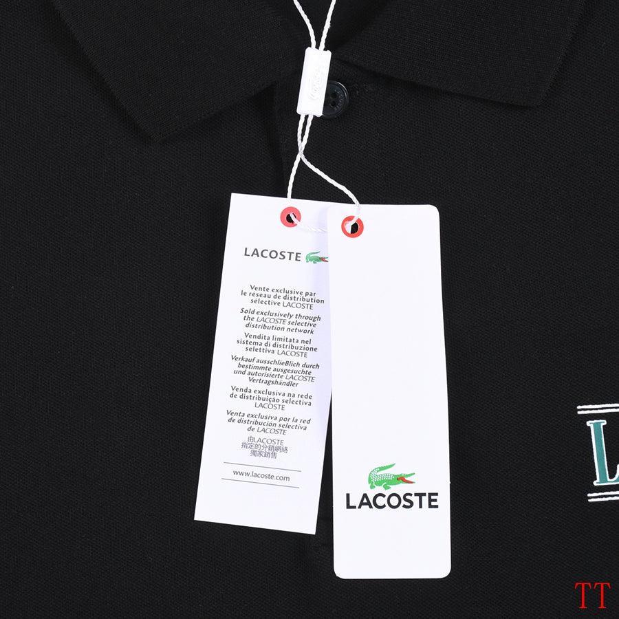 Lacoste Black T-shirt With Collar Banlieue91