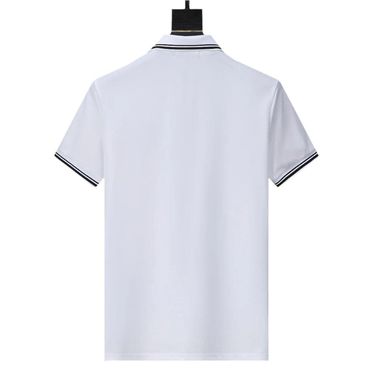 Dolce Gabbana White T-Shirt With Collar Banlieue91