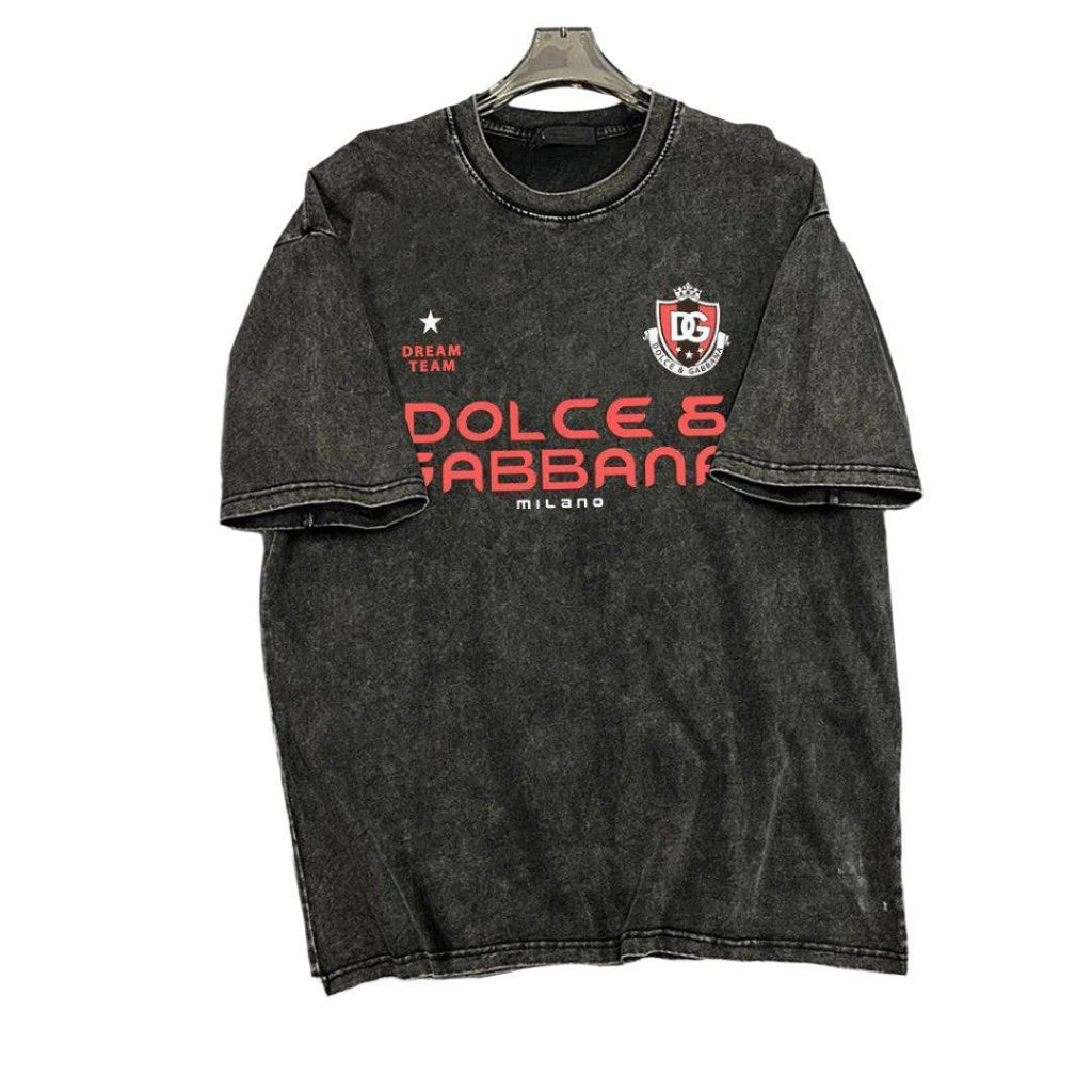 Dolce & Gabbana T-Shirt Without Collar 'Smoke Grey' Banlieue91
