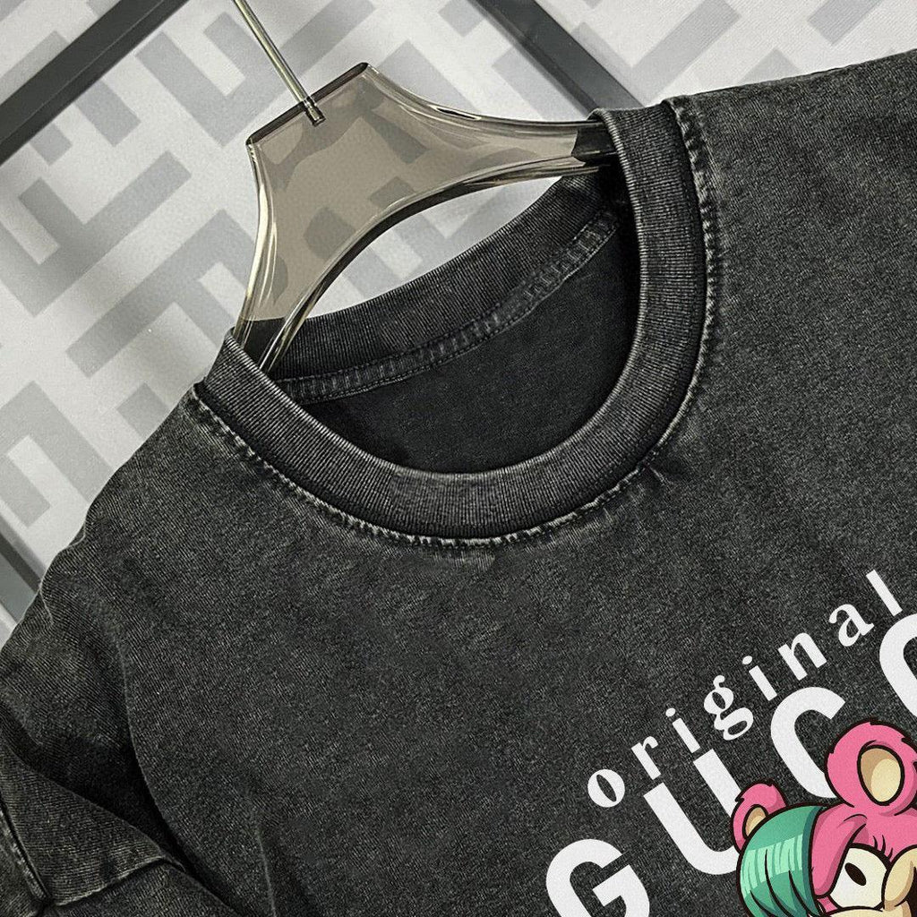 Gucci T-Shirt Without Collar 'Smoke Black' Banlieue91
