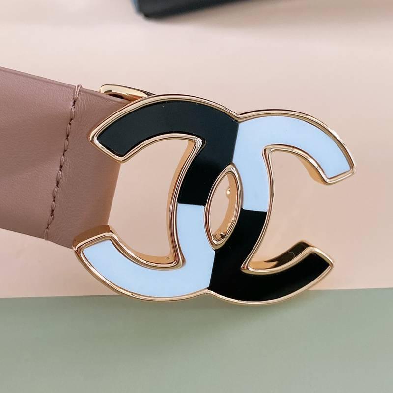 Chanel Women Logo Banding Belt 'Beige' Banlieue91