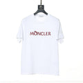 Moncler T-Shirt Without Collar 'White-Red' Banlieue91