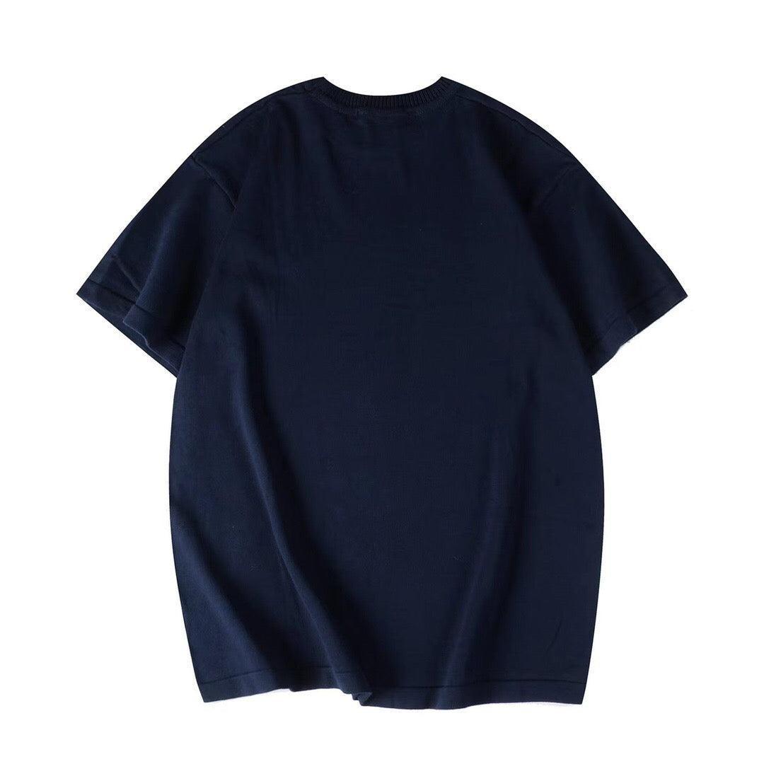 Louis Vuitton T-Shirt Without Collar 'Navy Blue' Banlieue91