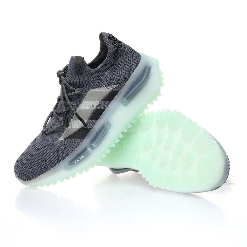 Adidas NMD S1 Grey Green Glow Banlieue91