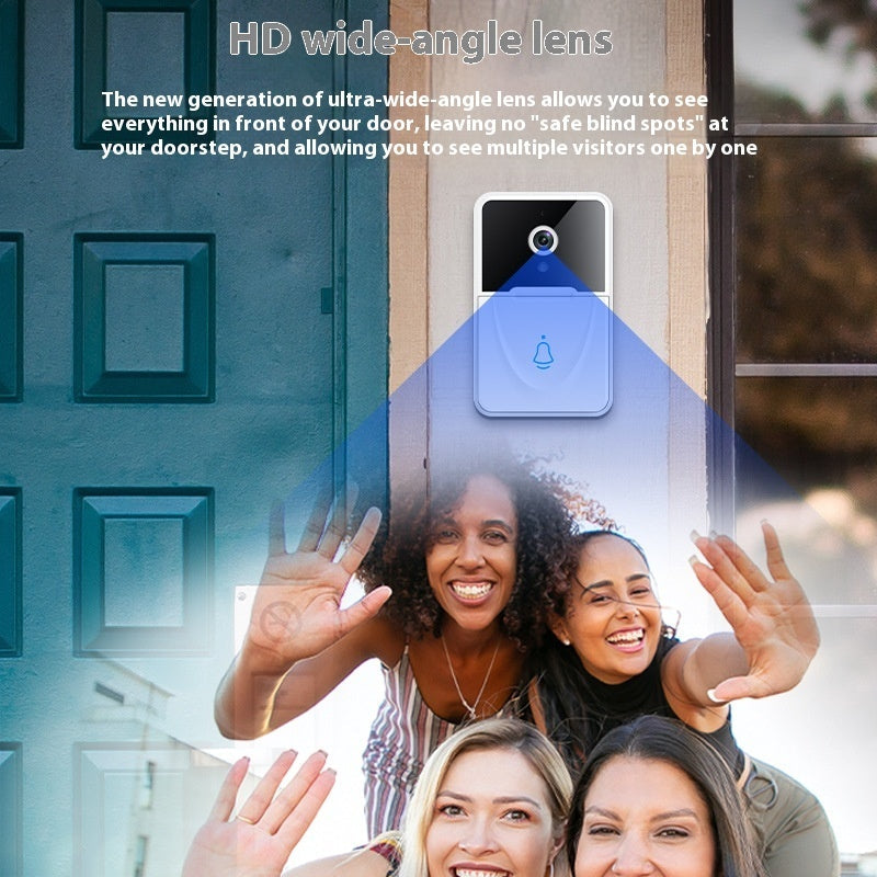 X3 Low-power Lithium Battery Visual Doorbell HD Night Vision Monitoring