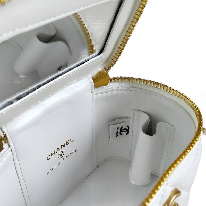 Chanel coco love long vanity case denim Camelia blue SHW Banlieue91