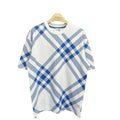Burberry T-Shirt Without Collar 'Blue & White' Banlieue91