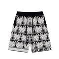 Burberry Men's Striped Cotton Knit Basketball Shorts 'Black/White' Banlieue91