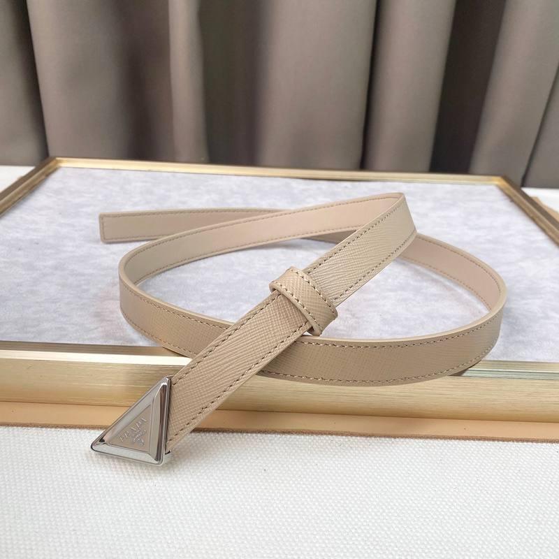 Prada Saffiano leather belt 'Sand Beige' Banlieue91