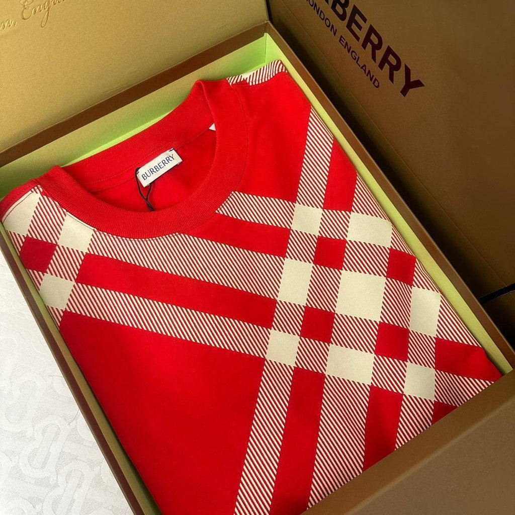 Burberry T-Shirt Without Collar 'Red' Banlieue91