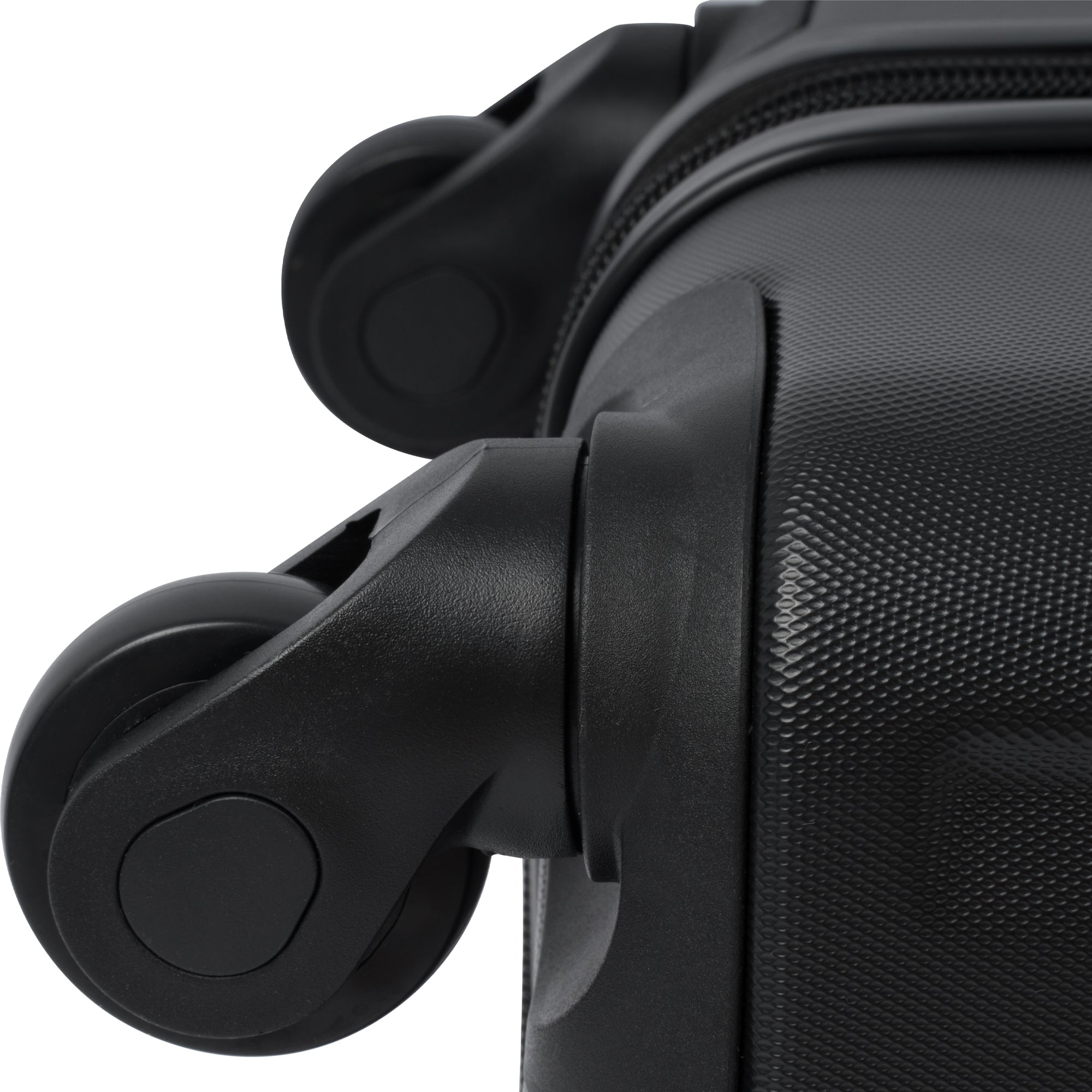 Hardshell Luggage Spinner Suitcase with TSA Lock Lightweight 20'' (Single Luggage) Black + ABS + 20 Inch Carry On