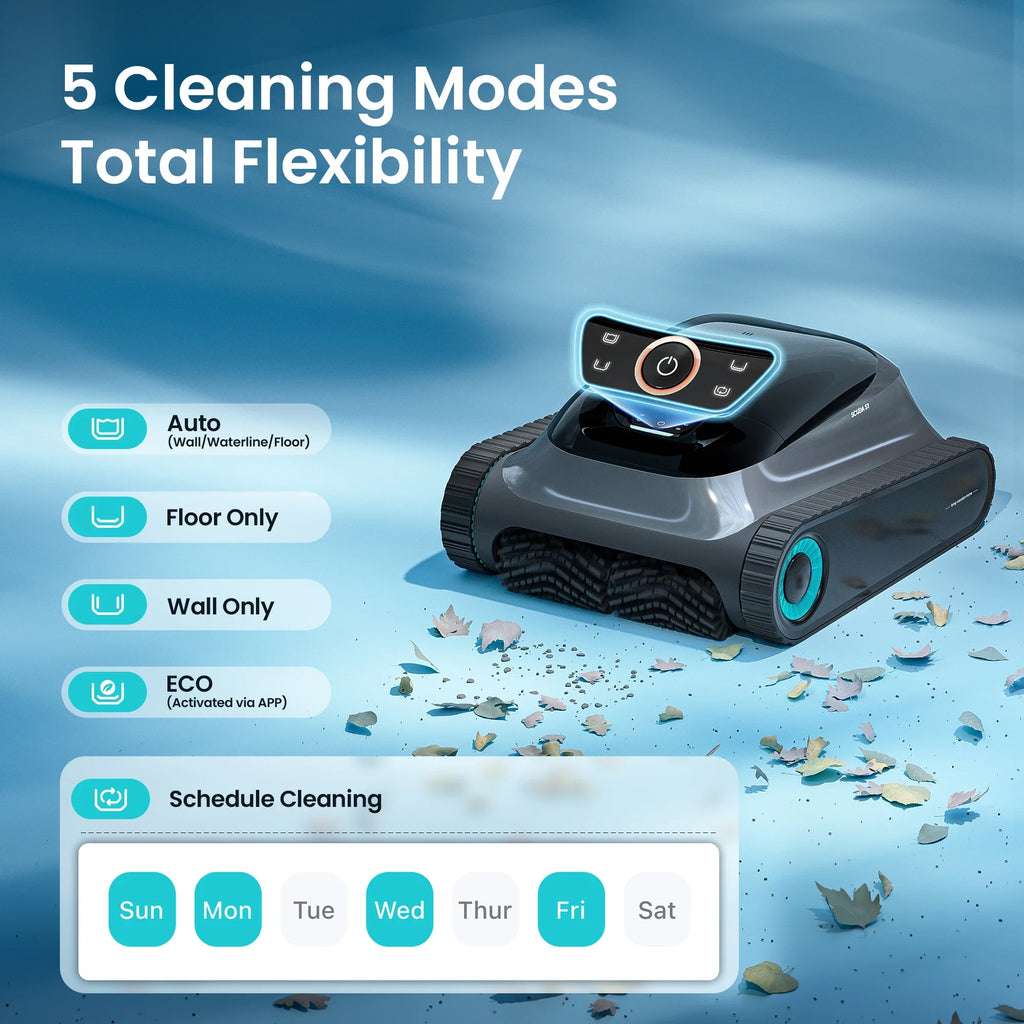 (2026 Upgrade) Aiper Scuba S1 Robotic Pool Cleaner, Weekly Custom Cleaning Plan, 270 Min Runtime, Over-the-Waterline Scrubbing, Smarter Navigation with 11 High-Precision Sensors, App Support,Refurbished FLIPSTYLEZLLC