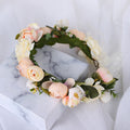 Wreath, European and American fashion, women's simulated flower hair accessories, Hawaiian wedding photography, headwear, headwear for women