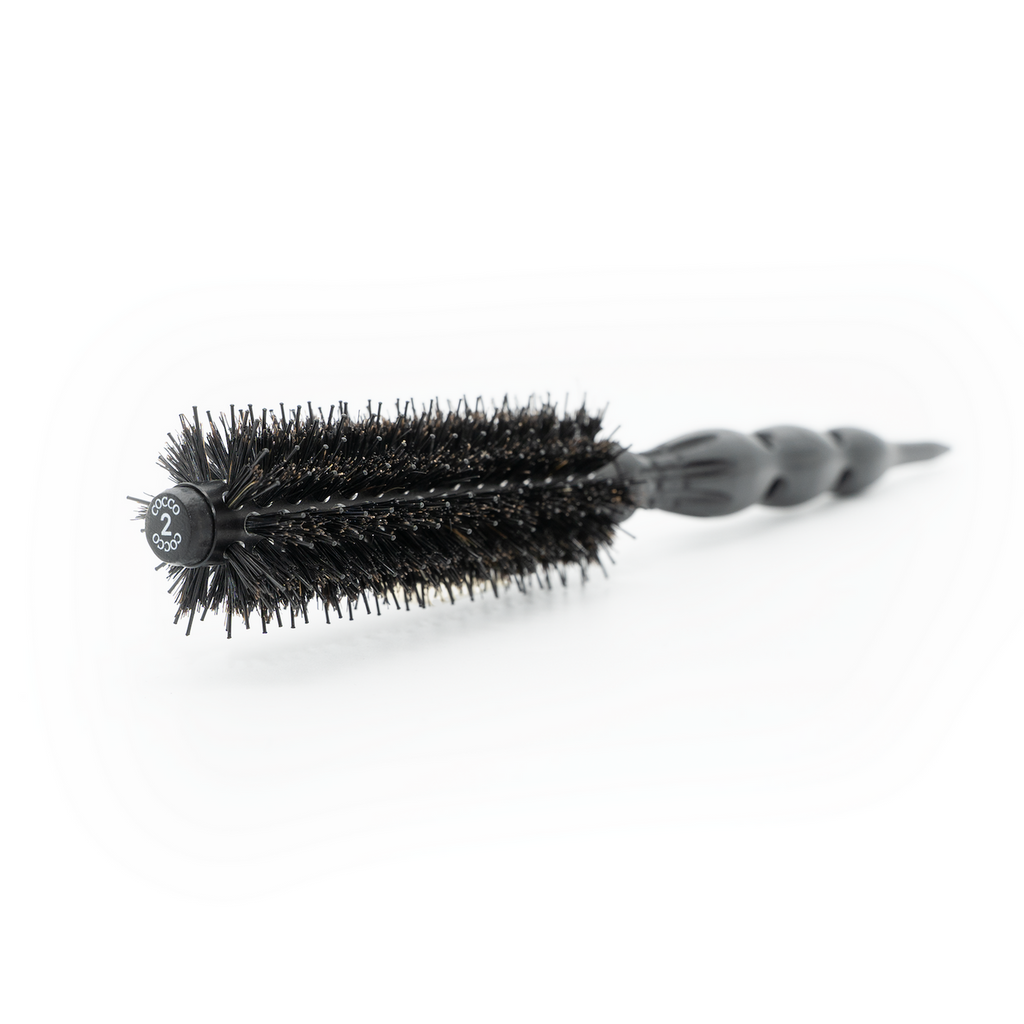 COCCO® Black Series Ceramic Boar Brush (Select Size) Cocco Hair Professional