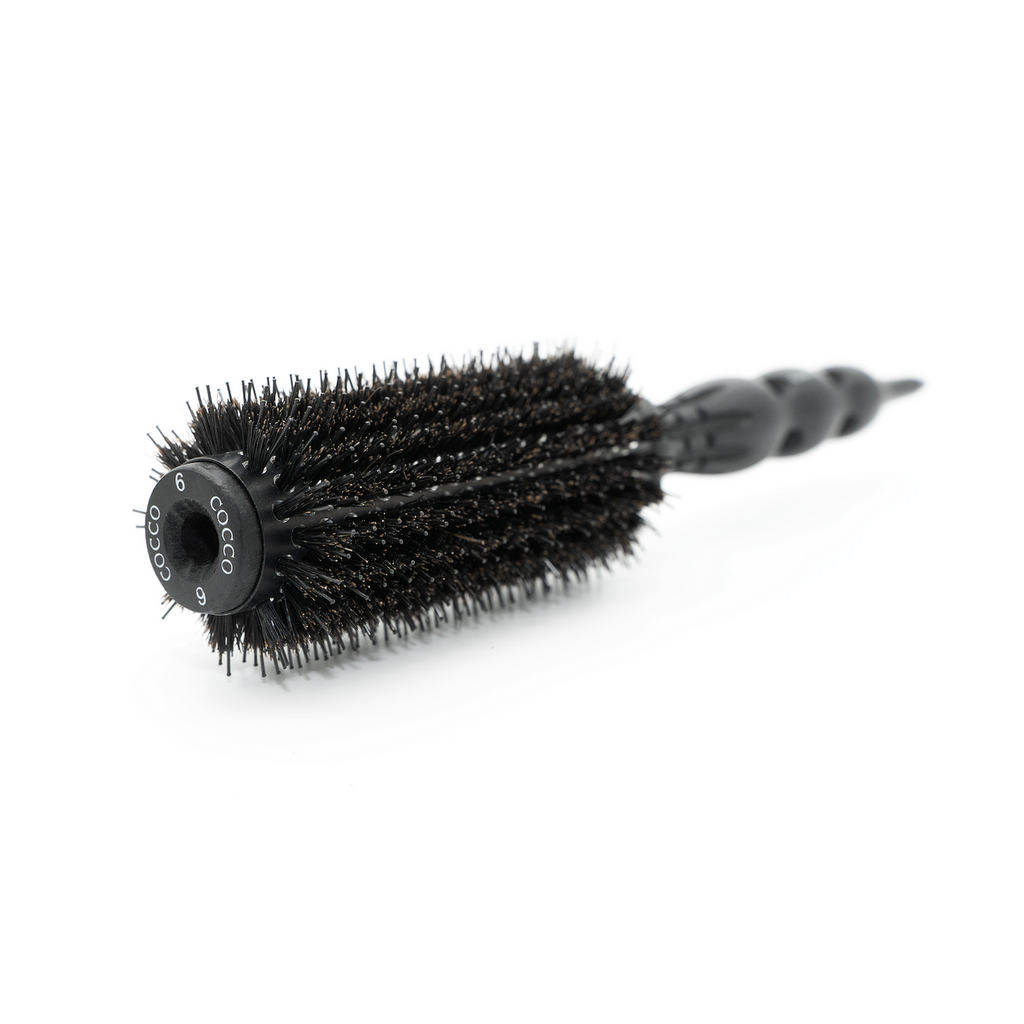 COCCO® Black Series Ceramic Boar Brush (Select Size) Cocco Hair Professional