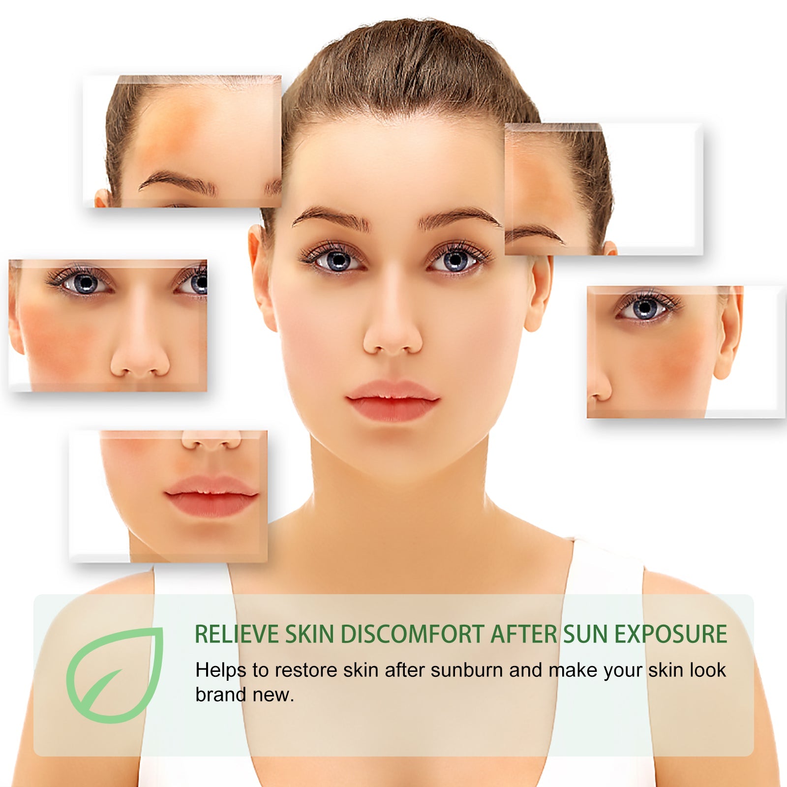 Aloe Vera Soothe Recover Cream, Repair Dull And Moisturizing Skin Lightweight Non-Greasy Beauty Cream