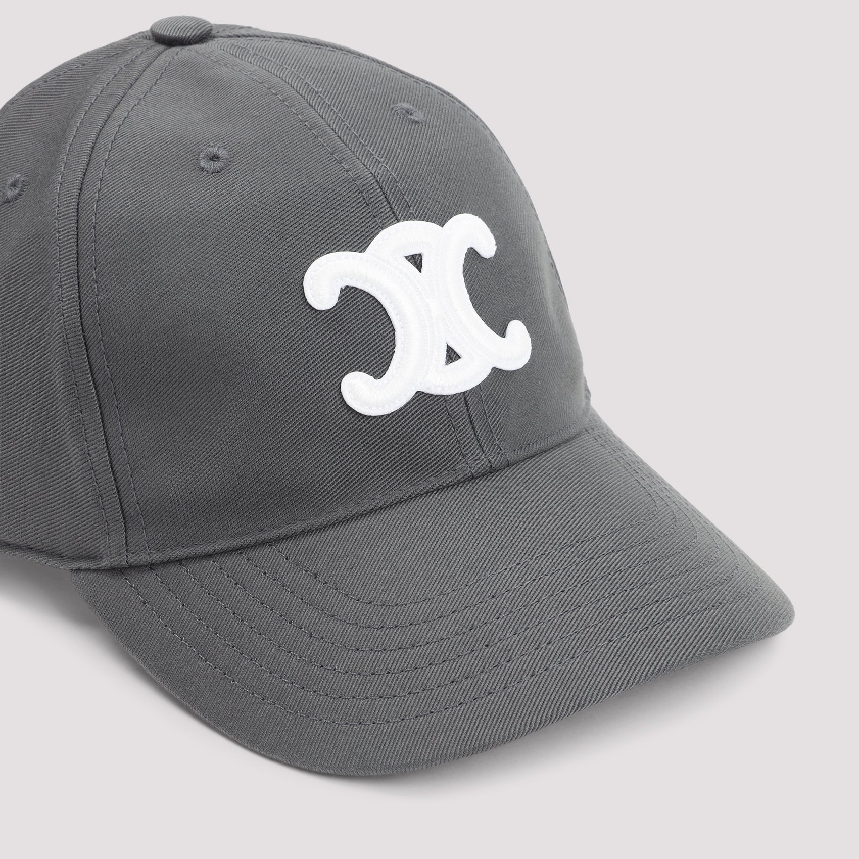 CELINE Triomphe Logo-Application Baseball Cap