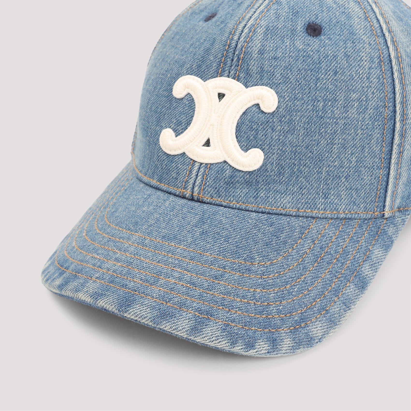 CELINE Triomphe Logo-Appliquéd Baseball Cap