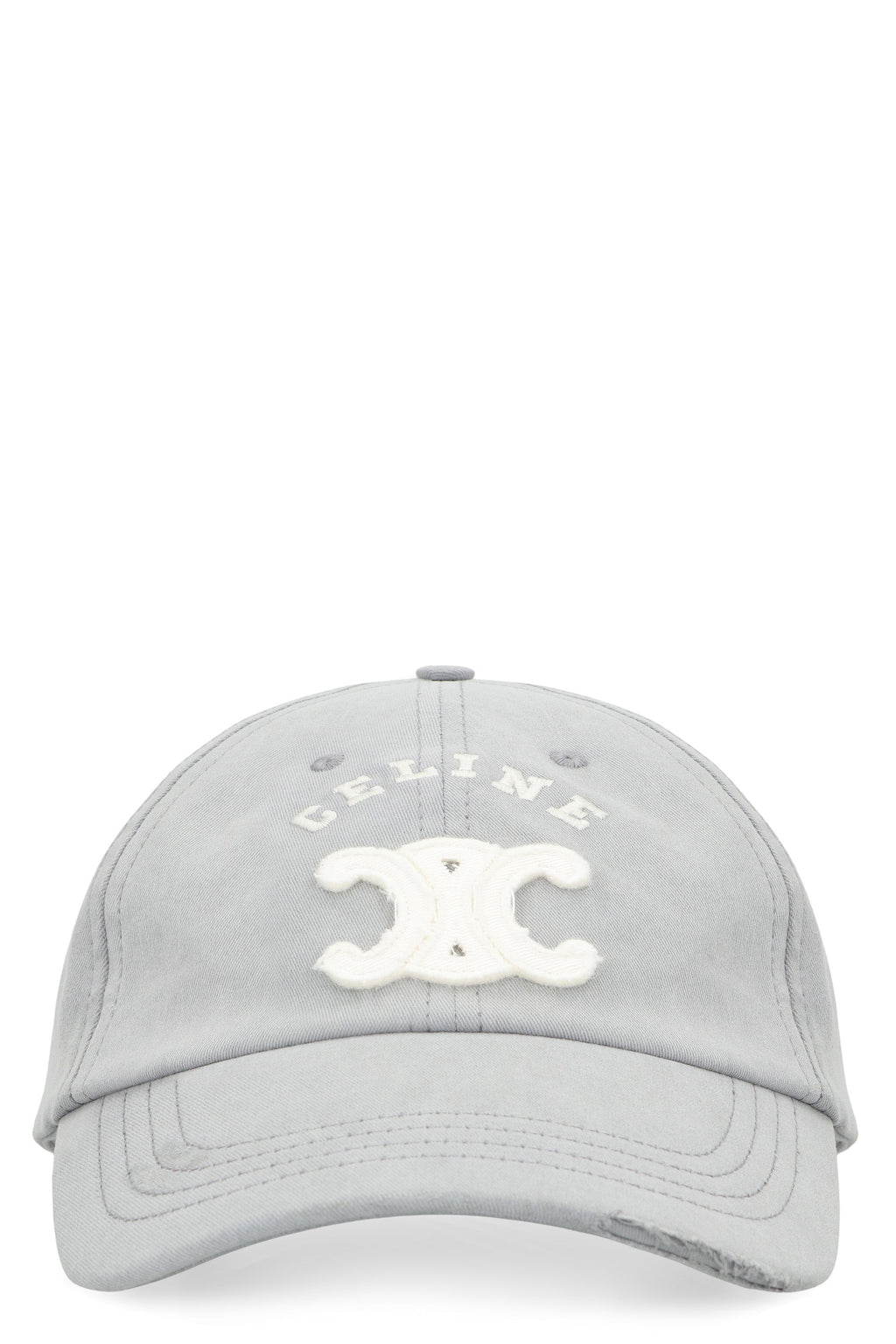 CELINE Triomphe Lightweight Cotton Gabardine Cap