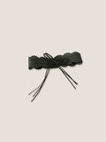 Lace-Trimmed Waist Cincher Belt LINTICO