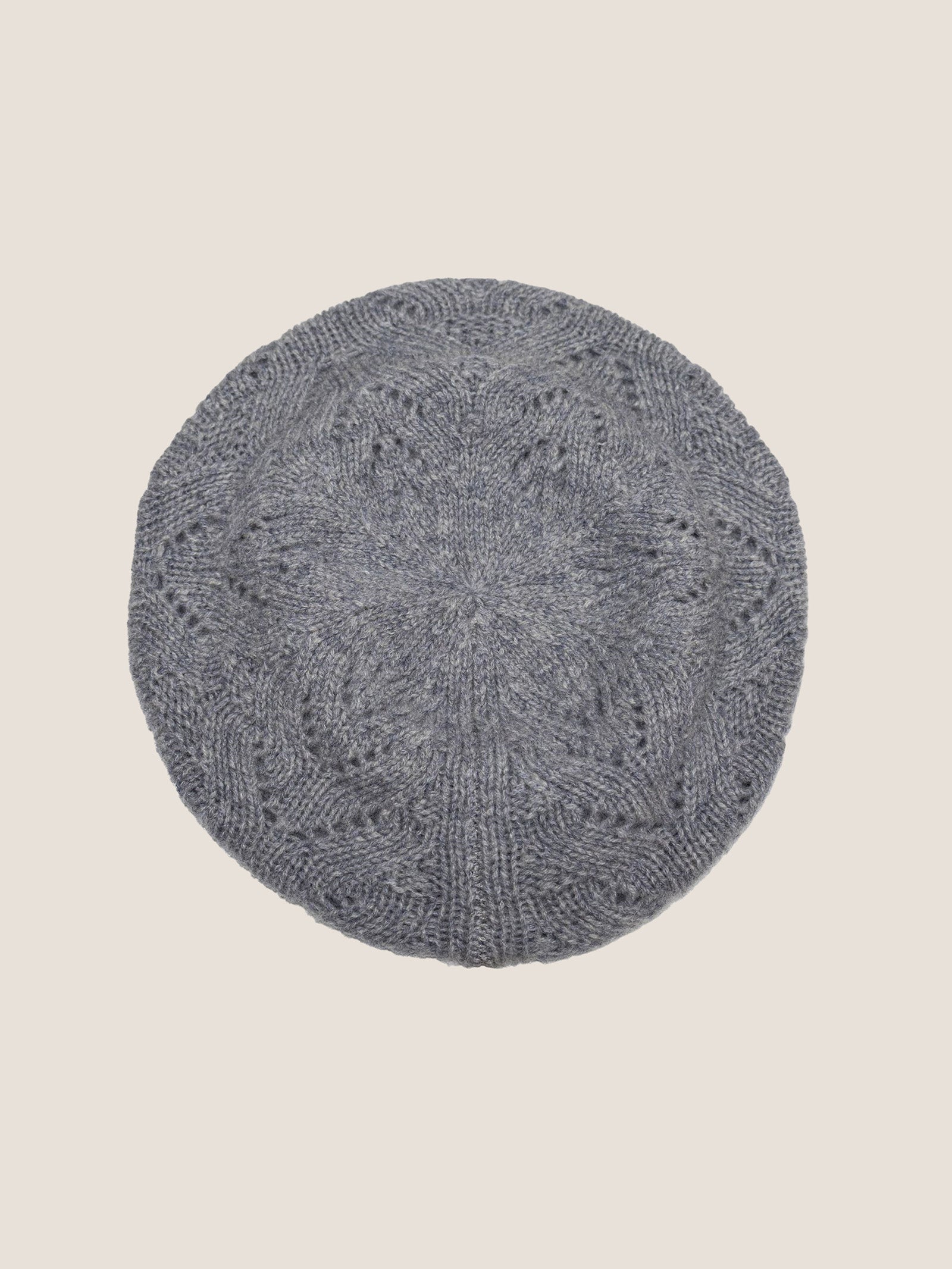 100% Wool Hand-Knit Beret LINTICO