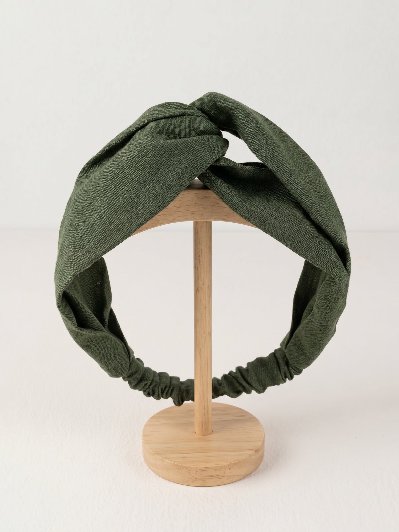 Linen Cross Wide Elastic Headband LINTICO