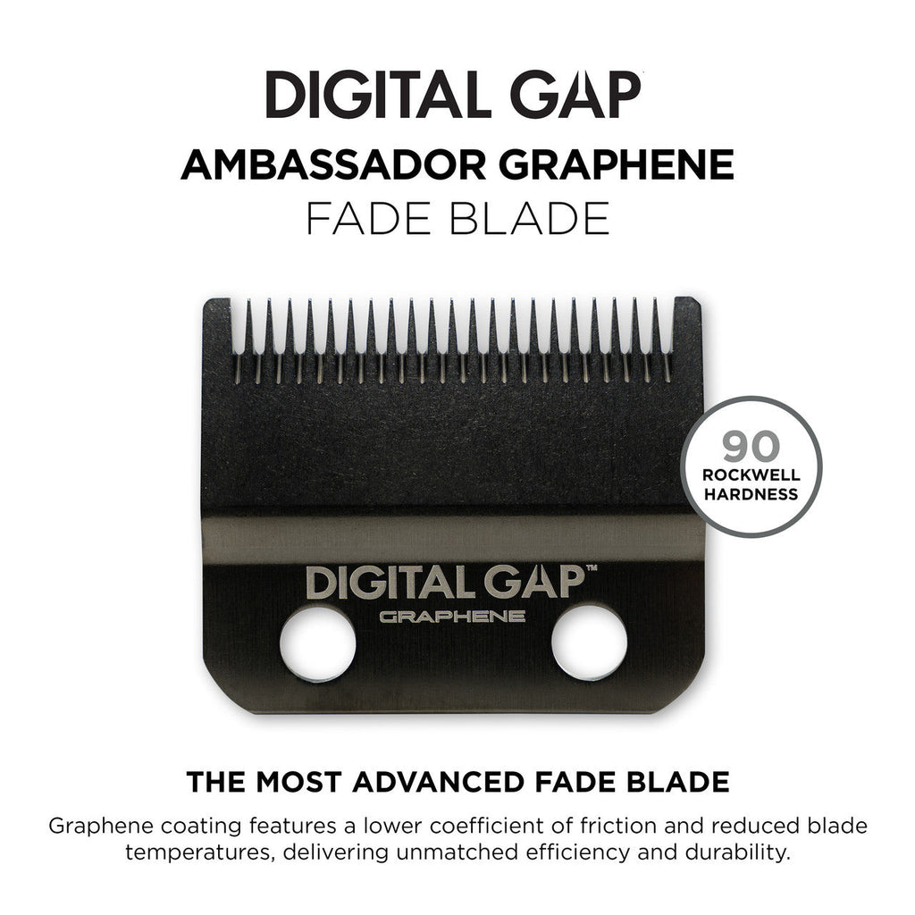 Digital Gap™ Ambassador Graphene Fade Clipper Blade Cocco Hair Professional