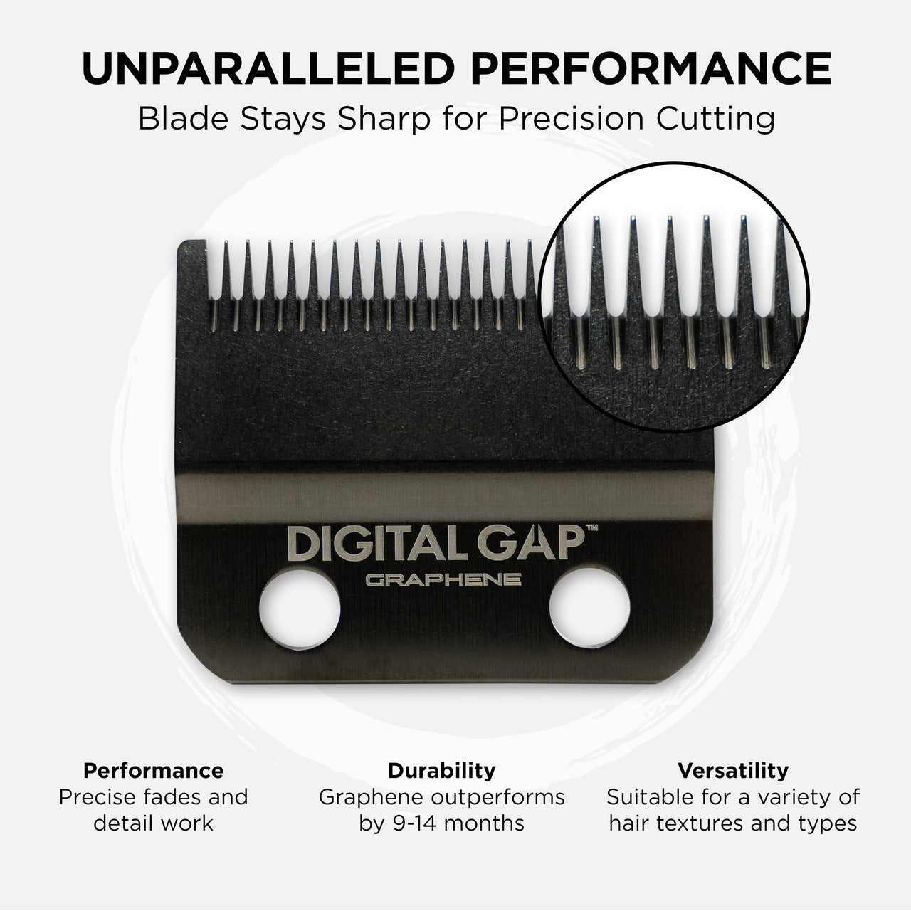 Digital Gap™ Ambassador Graphene Fade Clipper Blade Cocco Hair Professional